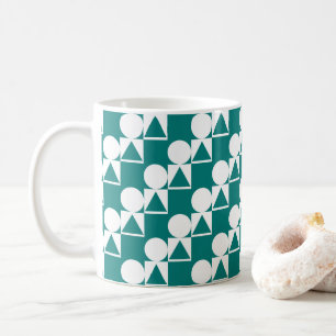 Kaffeemaschine mit Kreislauf-, Dreieck- und Quadra Kaffeetasse