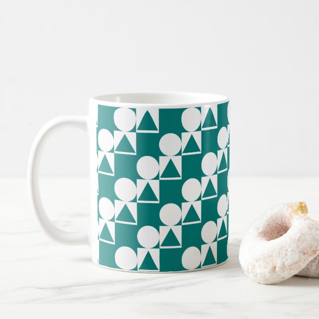 Kaffeemaschine mit Kreislauf-, Dreieck- und Quadra Kaffeetasse (Mit Donut)
