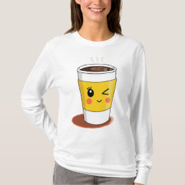 Kaffeemaschine mit Winkeln und einem Auge T - Shir T-Shirt