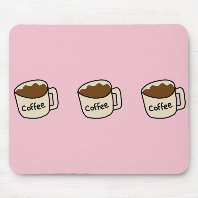 Kaffeemaschine Mousepad (Vorne)