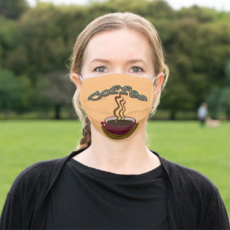 Kaffeemaschine Mund-Nasen-Maske Aus Stoff