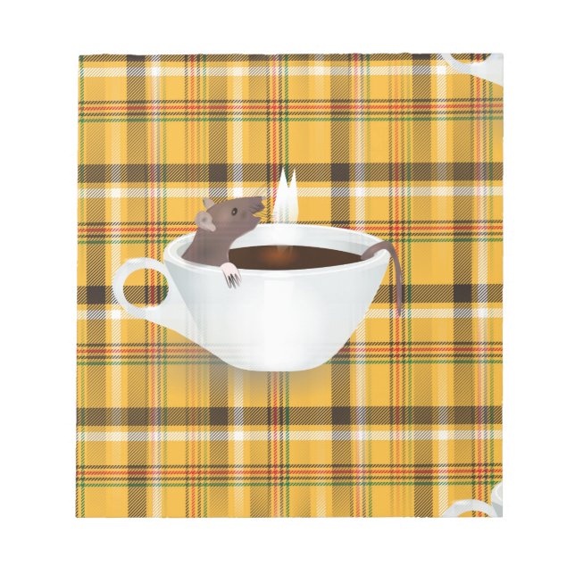 Kaffeemaschine Notizblock (Vorderseite)