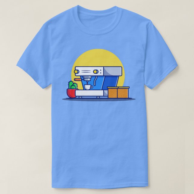 Kaffeemaschine Pod Cup Kaktus und Box T-Shirt (Design vorne)