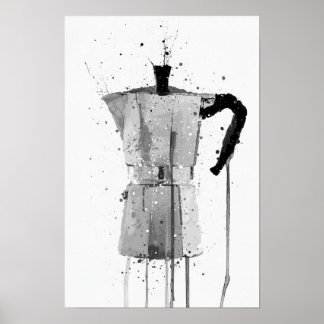 Kaffeemaschine Poster