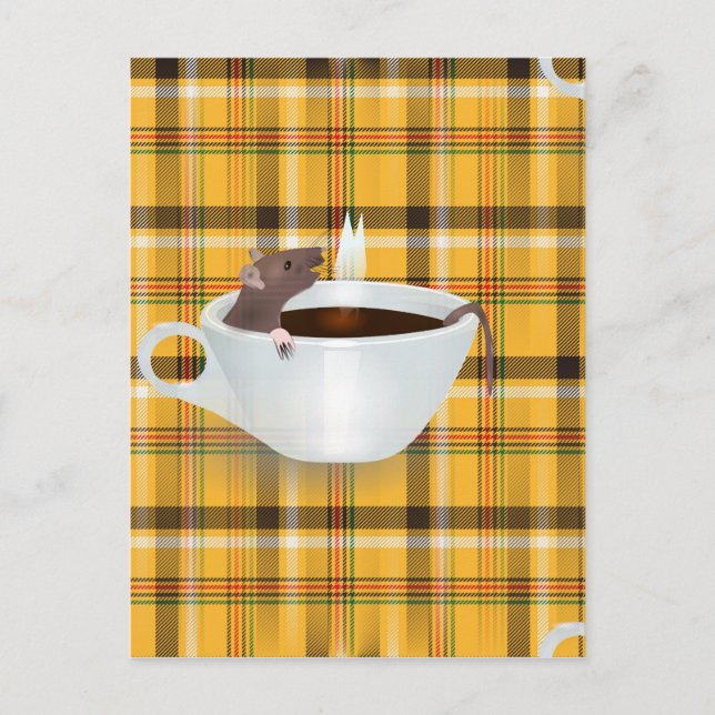 Kaffeemaschine Postkarte (Vorderseite)