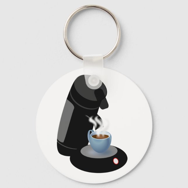Kaffeemaschine Schlüsselanhänger (Vorderseite)