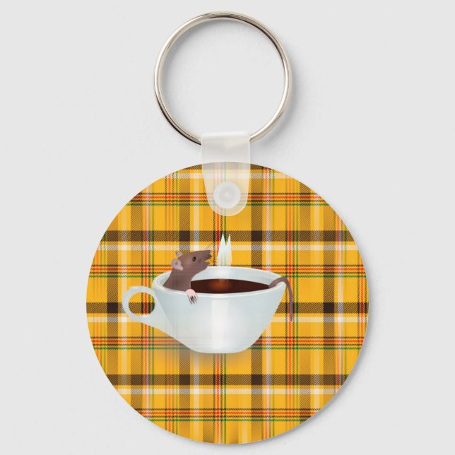 Kaffeemaschine Schlüsselanhänger (Vorderseite)