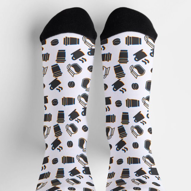 Kaffeemaschine Socken (Oben)
