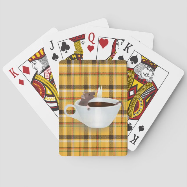 Kaffeemaschine Spielkarten (Rückseite)