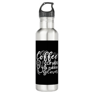 Kaffeemaschinen und Gummihandschuhe Edelstahlflasche