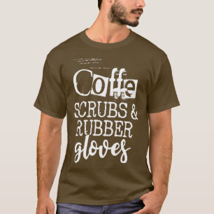 Kaffeemaschinen und Gummihandschuhe T-Shirt