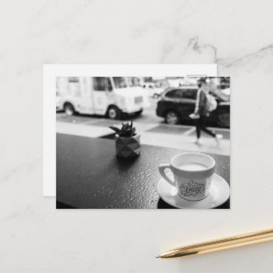 Kaffeemomente in NYC Postkarte