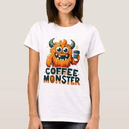Kaffeemonster - Funny Morning Stimmung T-Shirt