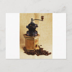 Kaffeemühle Postkarte
