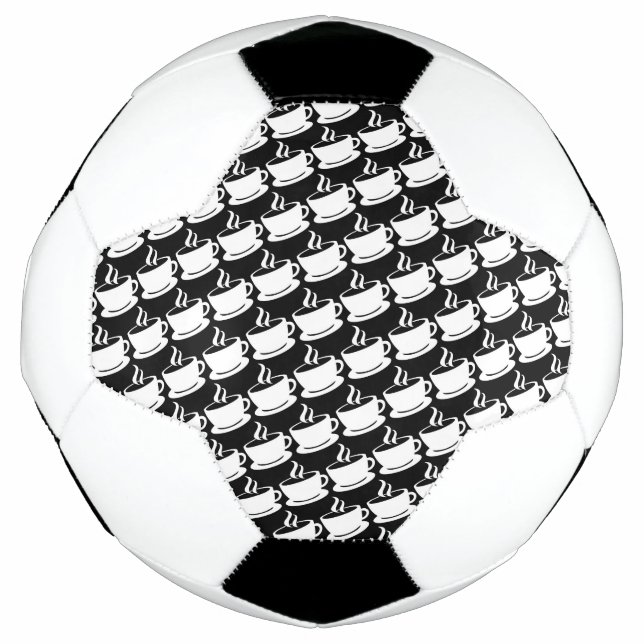 Kaffeemuster Fußball (Vorderseite)
