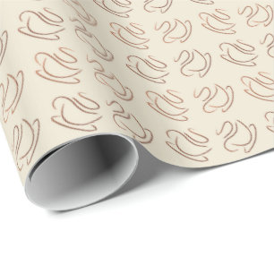 Kaffeemuster Geschenkpapier