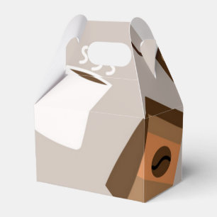 Kaffeemuster Geschenkschachtel