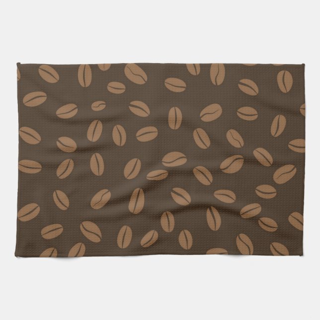 Kaffeemuster Geschirrtuch (Horizontal)