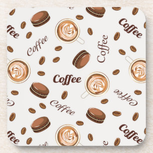 Kaffeemuster Getränkeuntersetzer