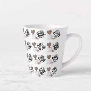 Kaffeemuster Latte Tasse