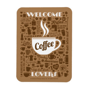 Kaffeemuster Magnet
