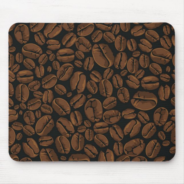 Kaffeemuster Mousepad (Vorne)