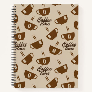 Kaffeemuster Notizbuch