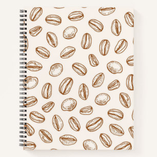 Kaffeemuster Notizbuch