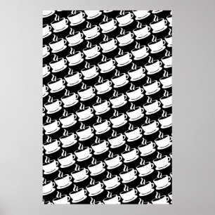 Kaffeemuster Poster