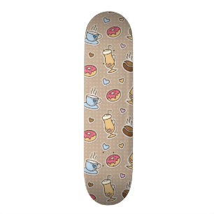 Kaffeemuster Skateboard