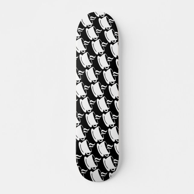 Kaffeemuster Skateboard (Vorne)