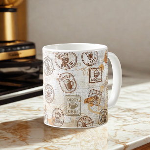 Kaffeepass Vintagestempel Kaffeetasse