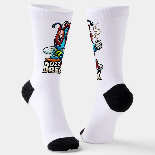 Kaffeepause Buzz Socken (Gewinkelt)