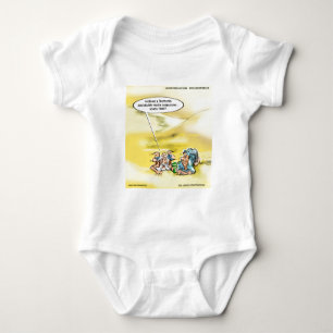 Kaffeepause der Londoner Times-Cartoon Baby Strampler