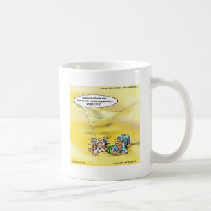 Kaffeepause der Londoner Times-Cartoon Kaffeetasse