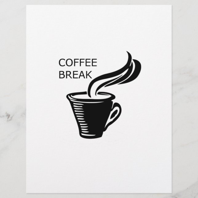 Kaffeepause Flyer (Vorne)