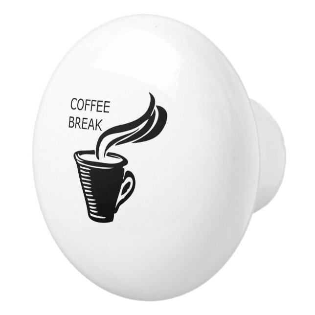 Kaffeepause Keramikknauf (Rechts)