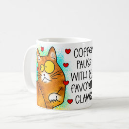 Kaffeepause mit meinen Lieblings-Klauen Kaffeetasse