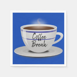 Kaffeepause Napkins Serviette