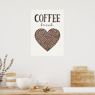 Kaffeepause Poster