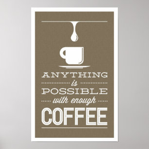 Kaffeepause Poster