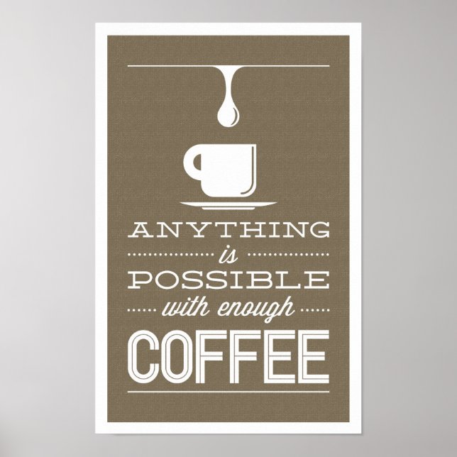 Kaffeepause Poster (Vorne)
