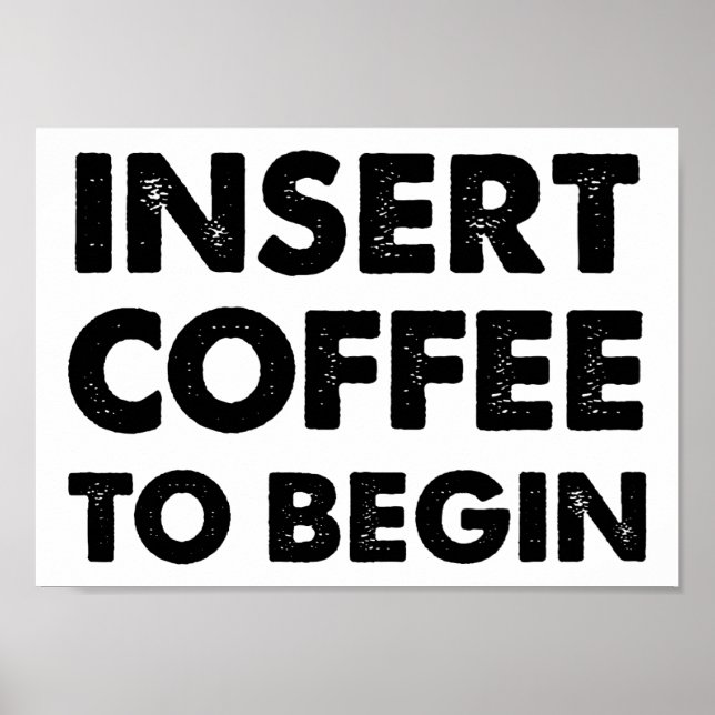 Kaffeepause-Poster einfügen Poster (Vorne)