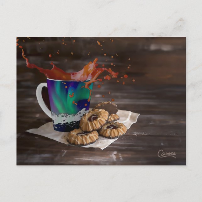 Kaffeepause - Postkarte (Vorderseite)