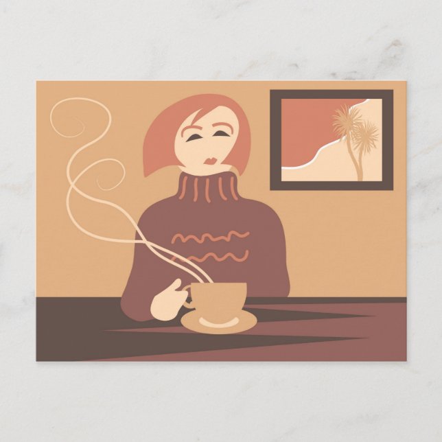 Kaffeepause Postkarte (Vorderseite)