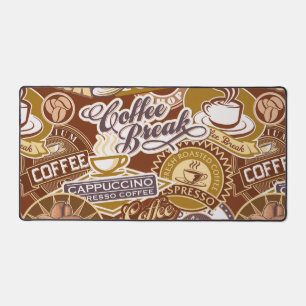 Kaffeepause Schreibtischunterlage