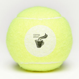 Kaffeepause Tennisbälle