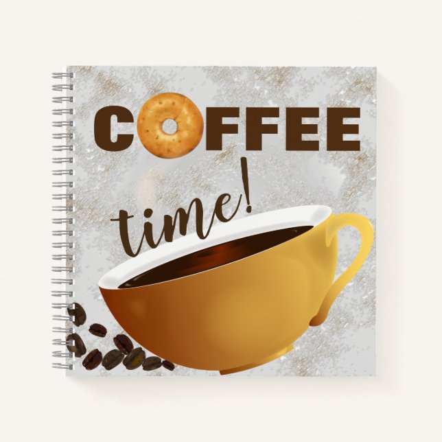 Kaffeepilz Notizbuch (Vorderseite)