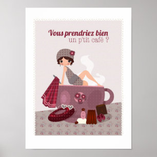 Kaffeeplakat für Ihre Küche Poster