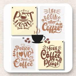 Kaffeeposter Getränkeuntersetzer